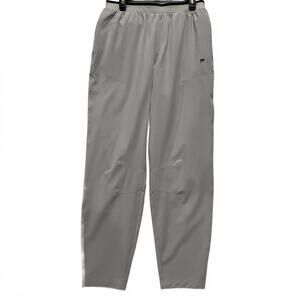 Fabletics The Fundamental Pant Mens LARGE Mineral Gray Gym Lightweight Tapered